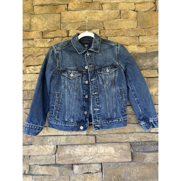GAP Other - GAP For‎ Good Denim Jean Jacket Blue Girl's Size Medium